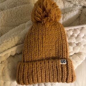 Urban Outfitters Knit beanie hat with pom-pom